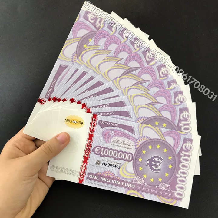 Tiền lưu niệm 1 triệu EURO dạ quang (Mẫu 2) - SP005598
